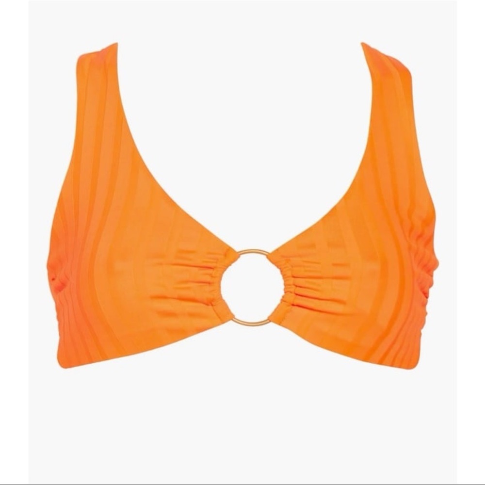 Vitamin A Orange Bikini Top